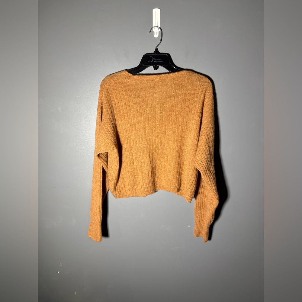 Free People Elias V Neck Cashmere Sweater in Cinnamon Size XS - Picture 3 of 6